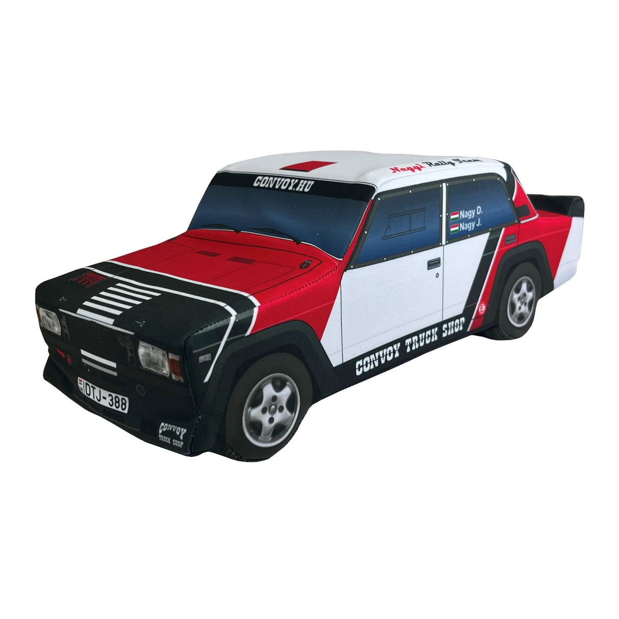 Mașinuță de pluș Lada VFTS – Nagyi Rally Team, 40 cm