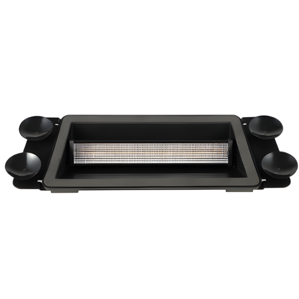 Žuto LED treptajuće svjetlo za vjetrobransko staklo – 24 LED, 19 funkcija