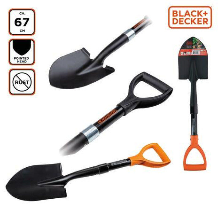 Vrtna lopata Black+Decker 67 cm