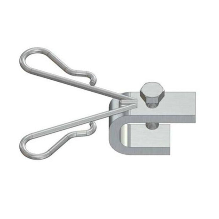 Držalo za podaljšek ventila z dvojnim pritrjevanjem