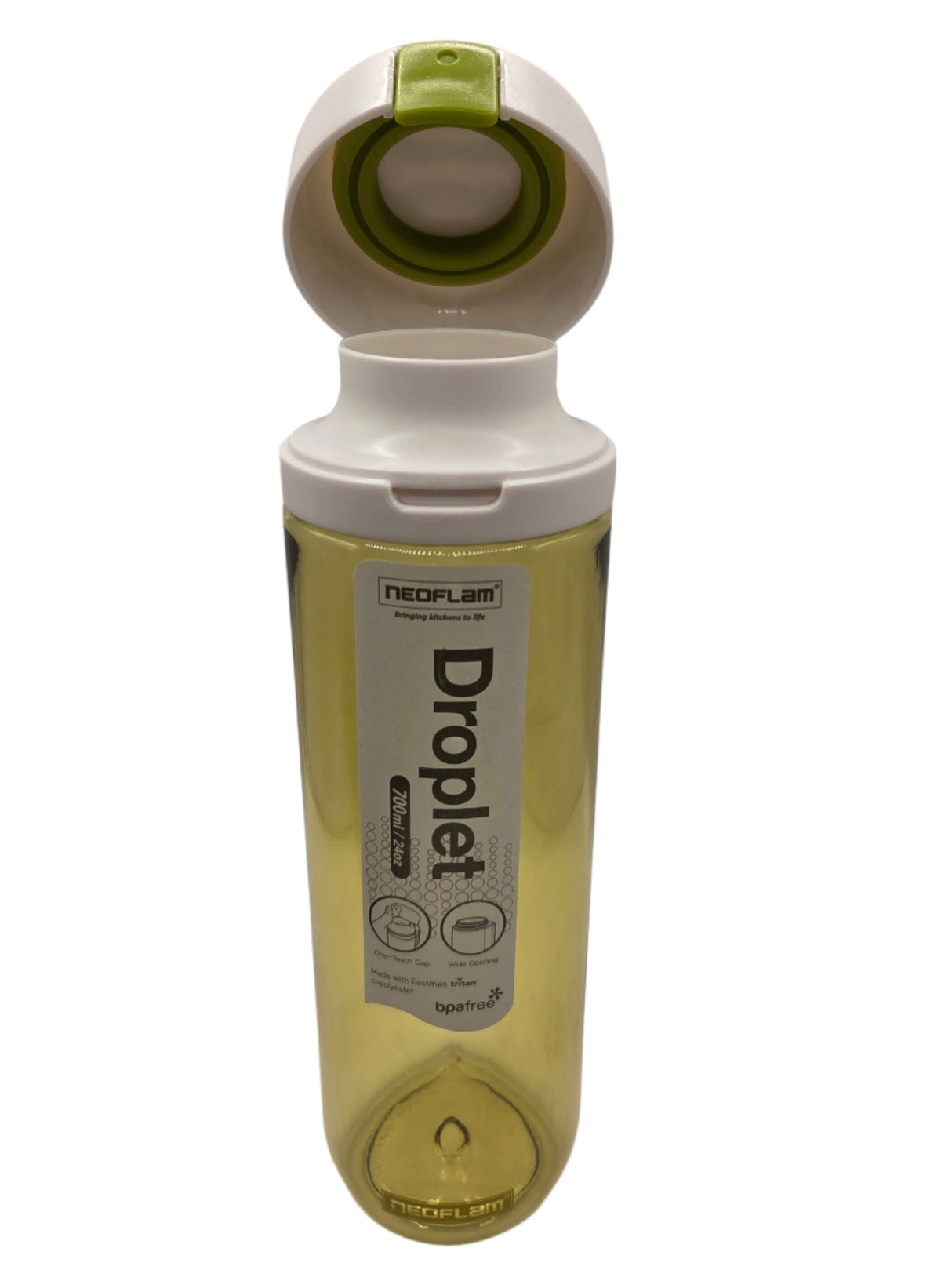 Zelena boca za vodu s neoprenskom zaštitom 700 ml