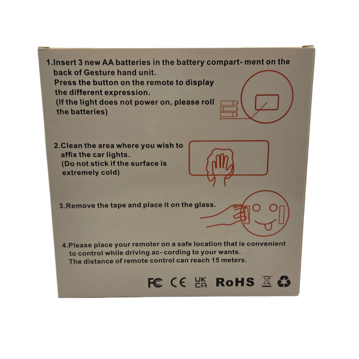 LED дисплей с емотикони и жестове – дистанционно управление, забавен дизайн