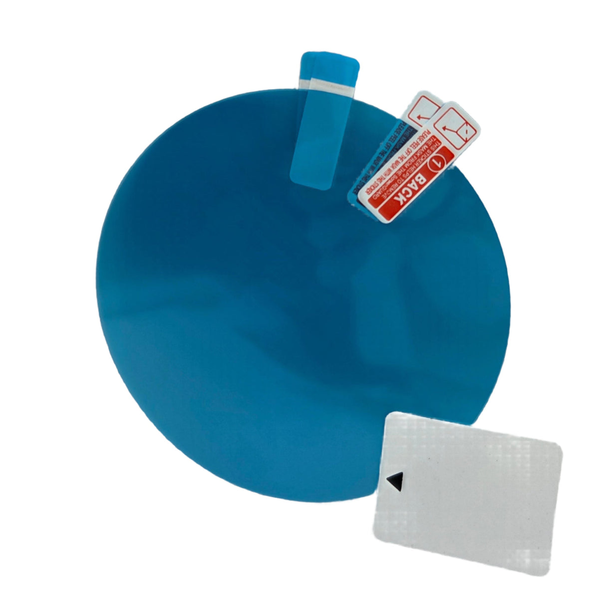 Wasserabweisende Spiegel-Schutzfolie Ø9,8 cm von Grundig – 2 Stück