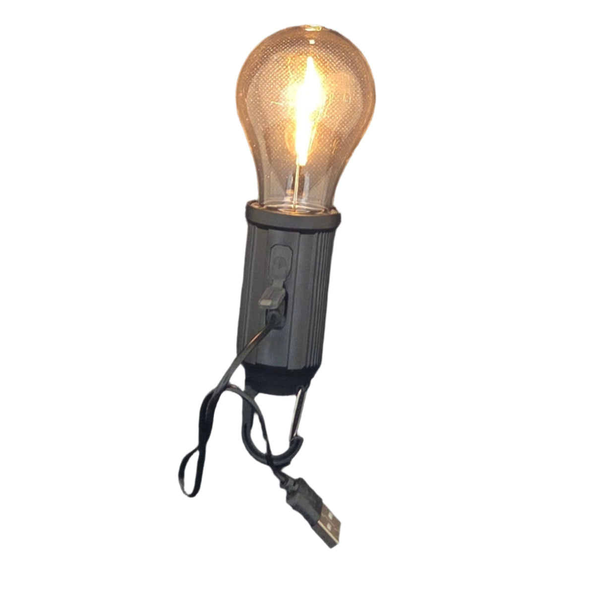 Solarna vanjska lampa u obliku žarulje s USB-C punjenjem