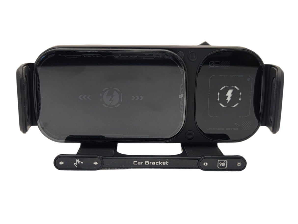 Универсален автомобилен държач и безжично зарядно за телефон SD01