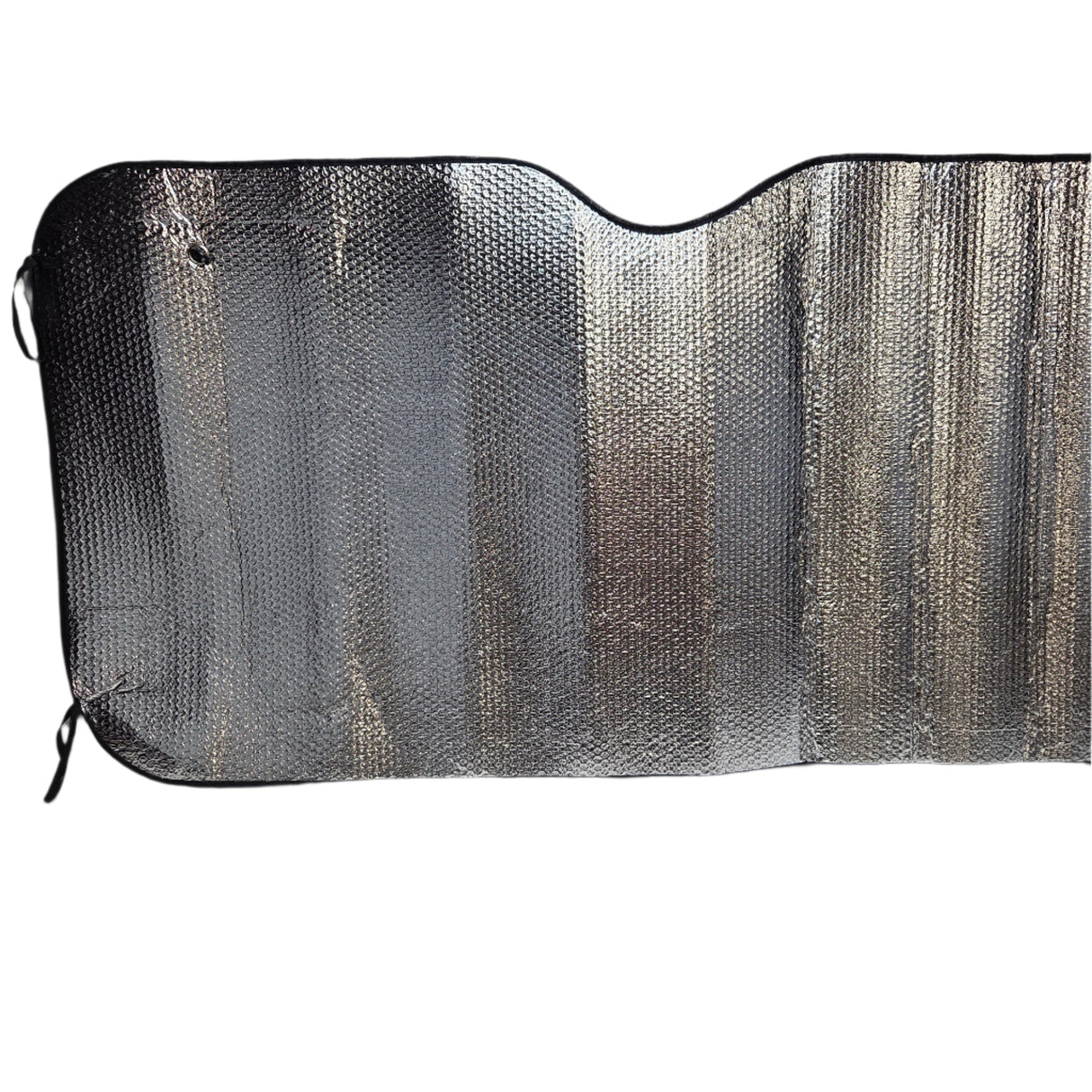 Hliníková sluneční clona na čelní sklo 70x140 cm