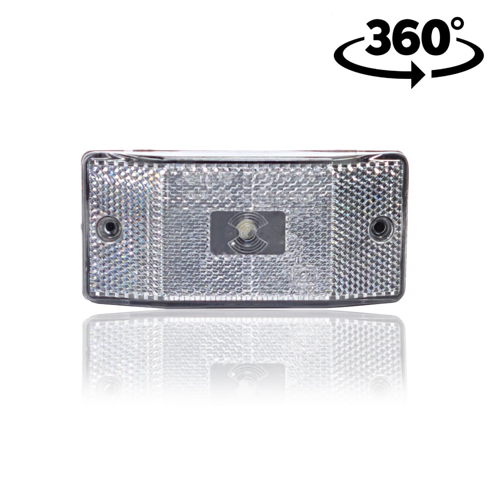 LED poziční světlo – trapézové, žluté