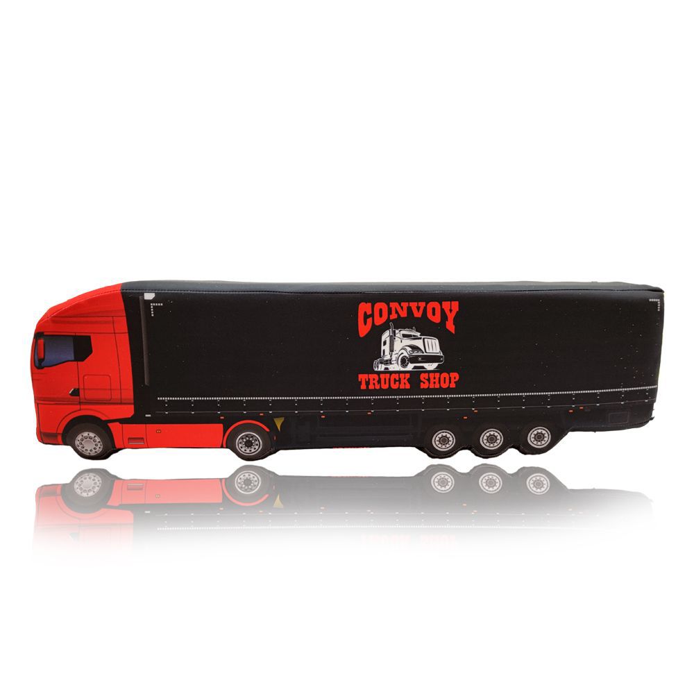 Плюшено камионче – декоративна възглавница за любители на камиони