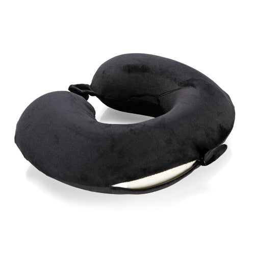 Cuscino Cervicale Memory Foam Nero Lampa