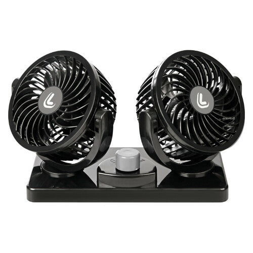 Dvojni avtomobilski ventilator Lampa Twin-Air, 24V, Ø 11 cm