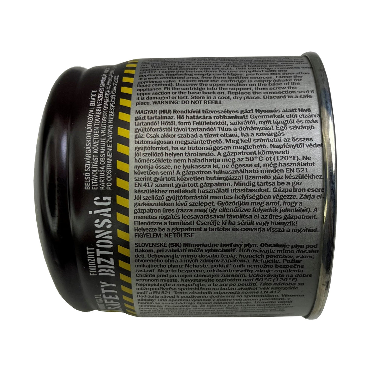 Plynová kartuše 190 g s bezpečnostním ventilem