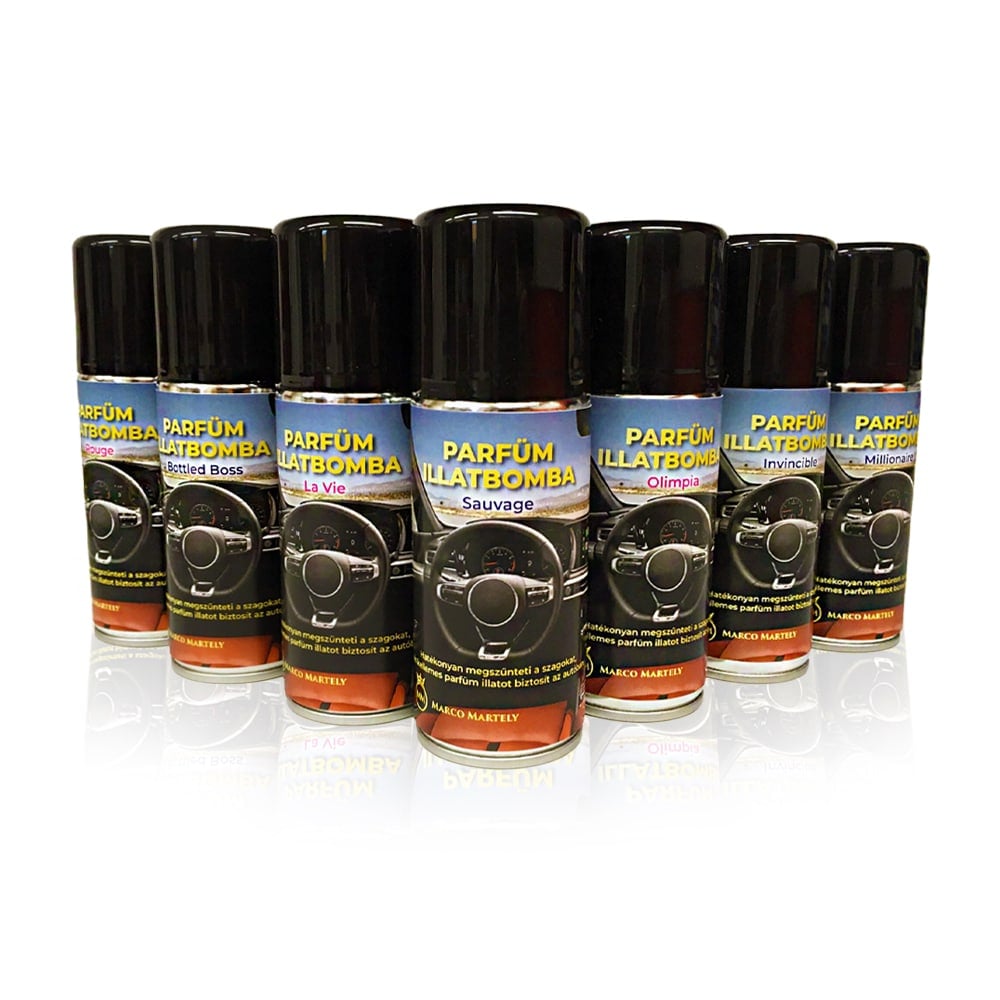 Parfum auto Marc Martelly – Bombă de prospețime pentru mașină