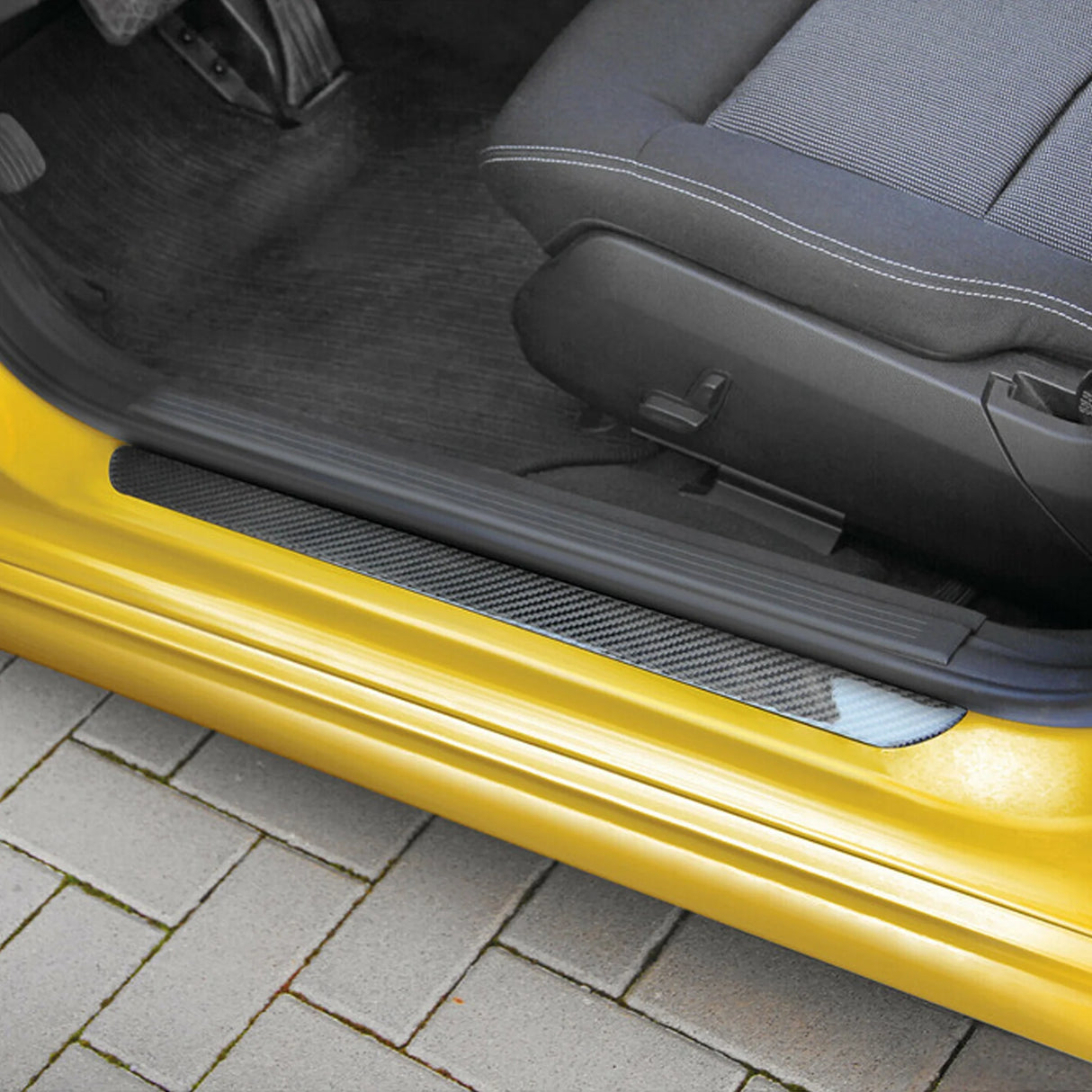 Αυτοκόλλητη Μεμβράνη Προστασίας Μαρκιζέ για Αυτοκίνητο με Καρμπον Αίσθηση (Ζεύγος)