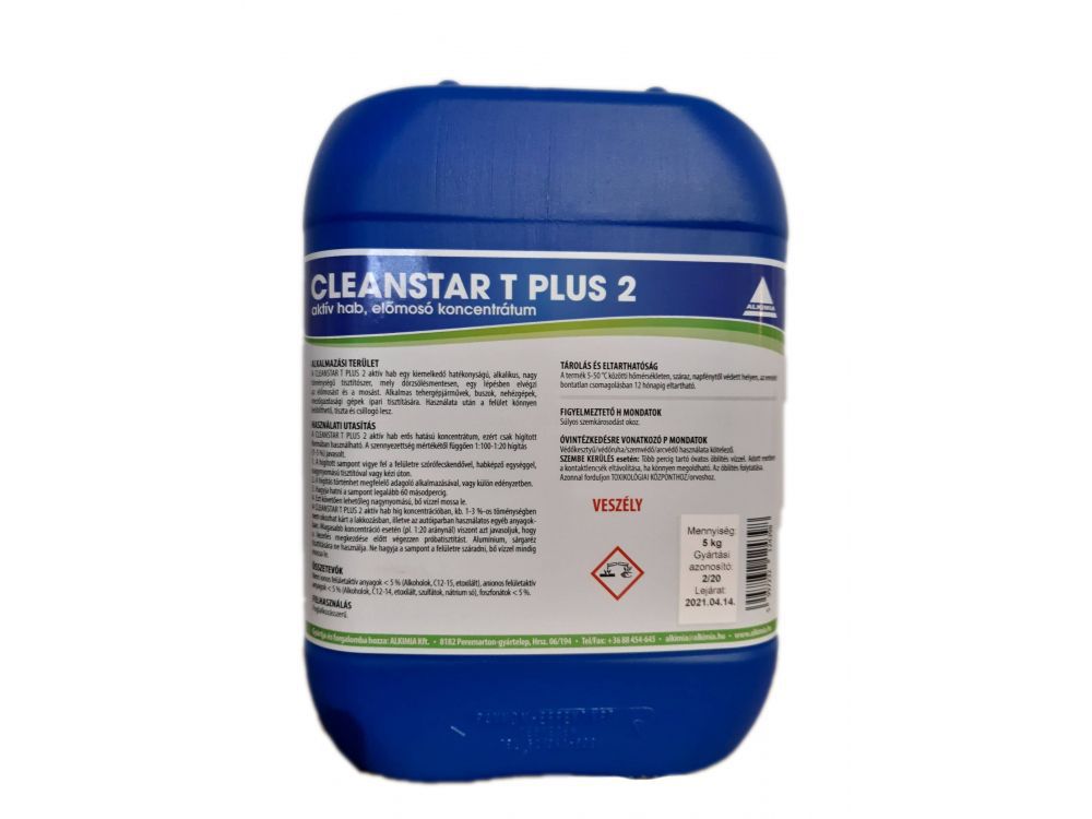 CLEANSTAR T PLUS 2 Ενεργός Αφρός & Προκαθαριστικό Συμπύκνωμα 5kg