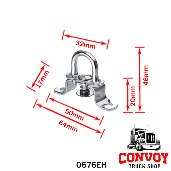 Alça Giratória para Lona 17mm