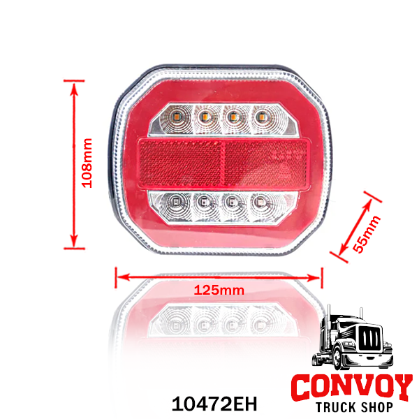 Lampada LED Magnetica Senza Fili per Rimorchi 12V con Prisma