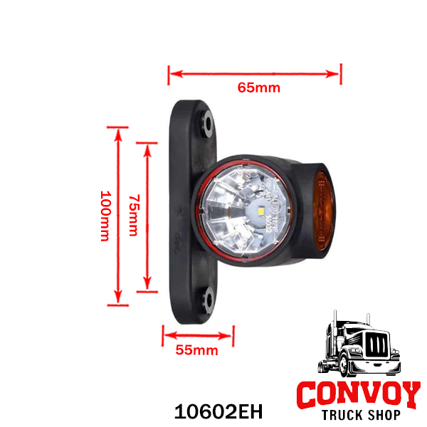 Feu de gabarit LED omega Superpoint 3 pour véhicules utilitaires
