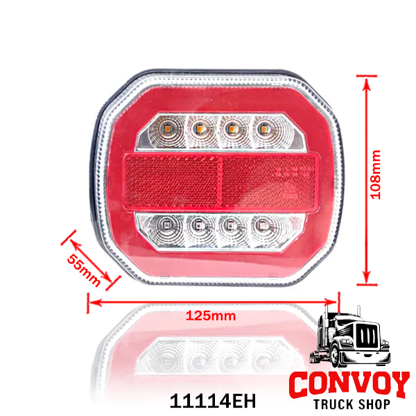 Lampada LED Magnetica Senza Fili per Rimorchi 12V con Prisma