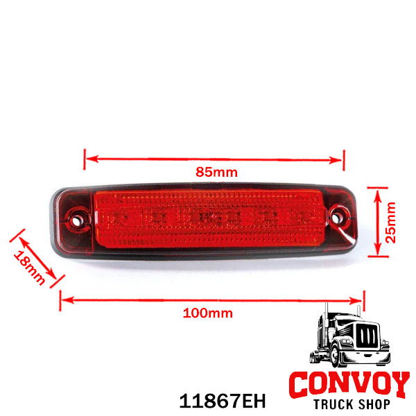 Luce di posizione LED compatta con cavo 12/24V Fristom