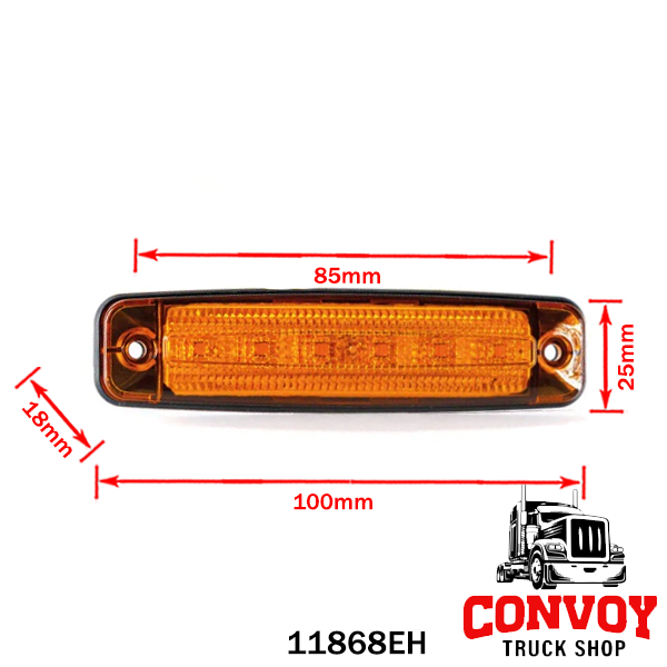 Luce di posizione LED compatta con cavo 12/24V Fristom