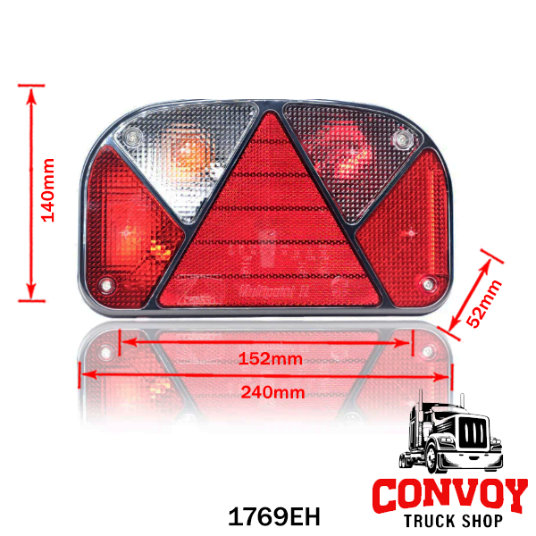 Multipoint II 12V Trailer Lamp by Aspöck