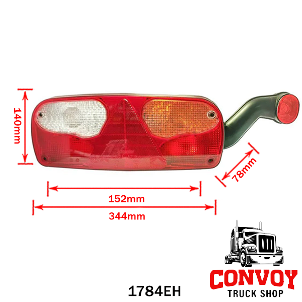 Piloto trasero Aspöck para remolque Fliegl