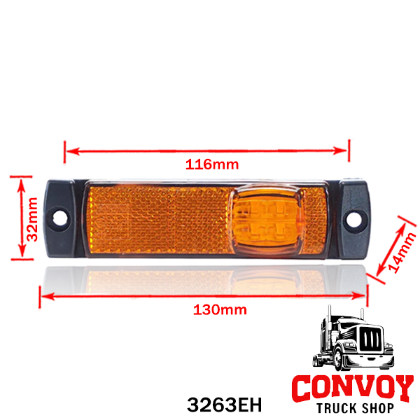 Luz de posición LED con soporte