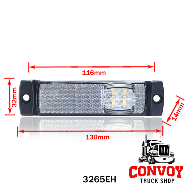 Luz de posición LED con soporte