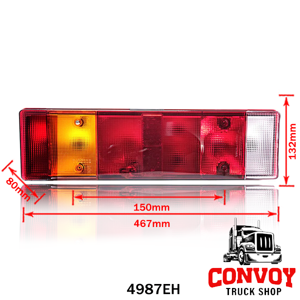 Piloto trasero universal de 7 funciones para camión - Izquierdo