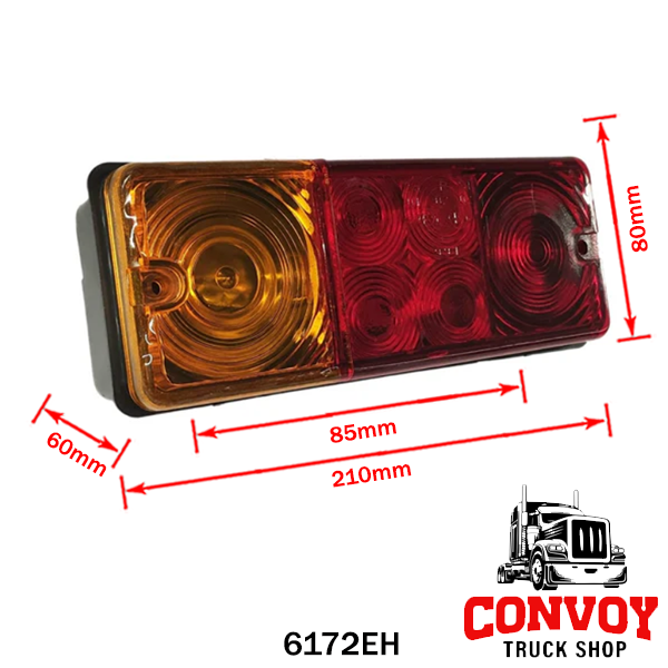 Lampă spate pentru remorcă Ifa, 21x8 cm