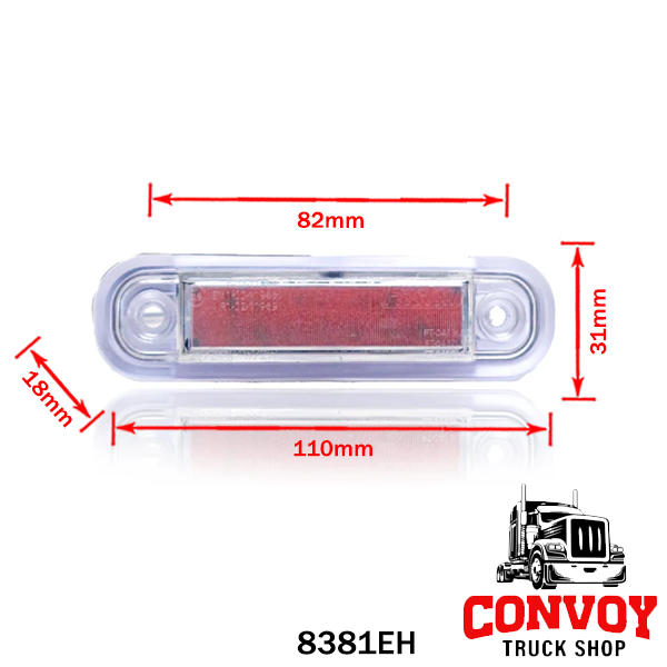 LED-Positionsleuchte, klar – Gelb