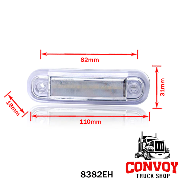 LED-Positionsleuchte, klar – Gelb