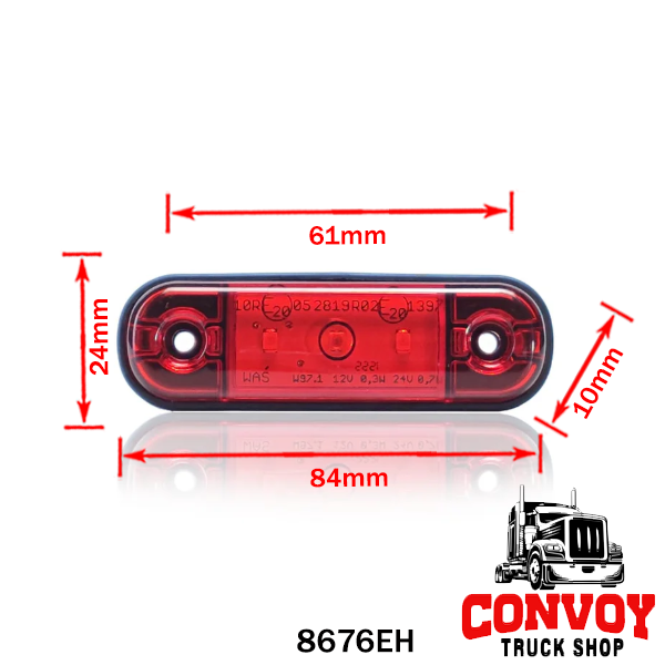 Kompakt LED pozicijska svjetla 12/24V – žuta