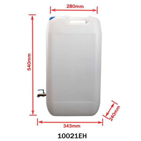 Пластмасова туба с метален кран