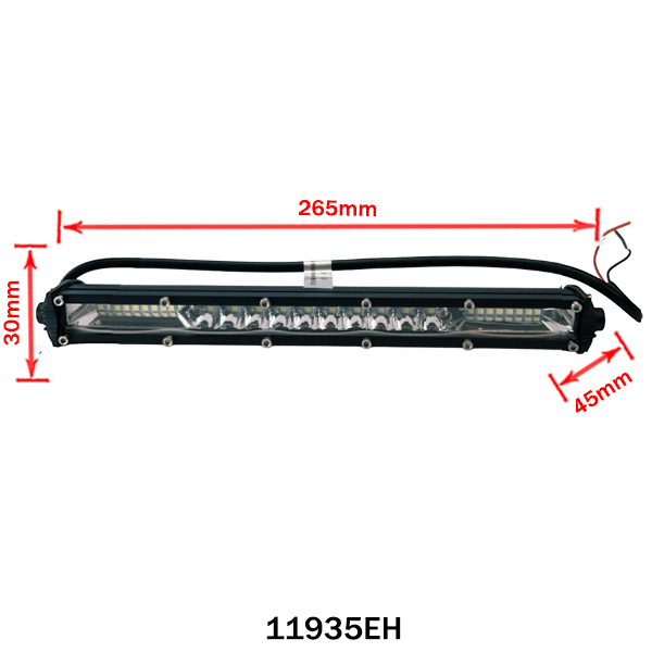 Truck Comfort LED Arbeitsleuchte – Schlank, einreihig, kombinierte Lichtverteilung