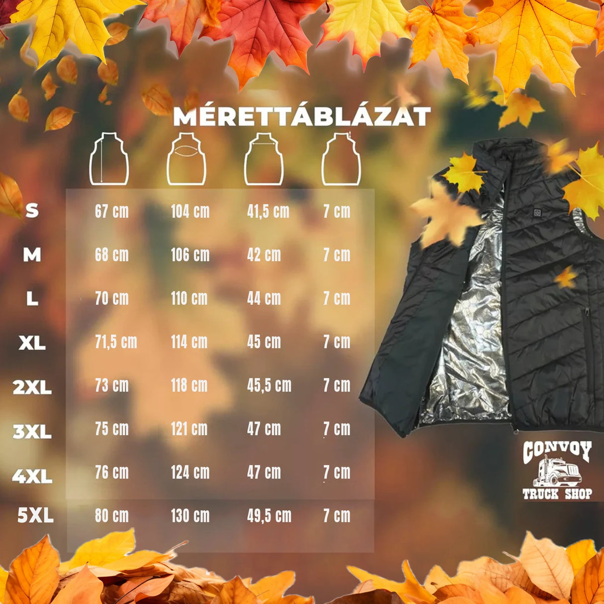 Grijani prsluk s 4 zone grijanja