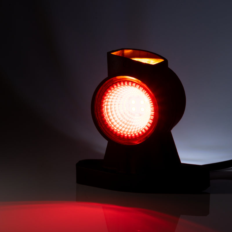 Πλαϊνό φως θέσης LED Omega με μικροπρίσμα, 3 λειτουργιών