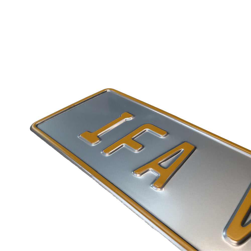 Targa Nome Personalizzata in Alluminio