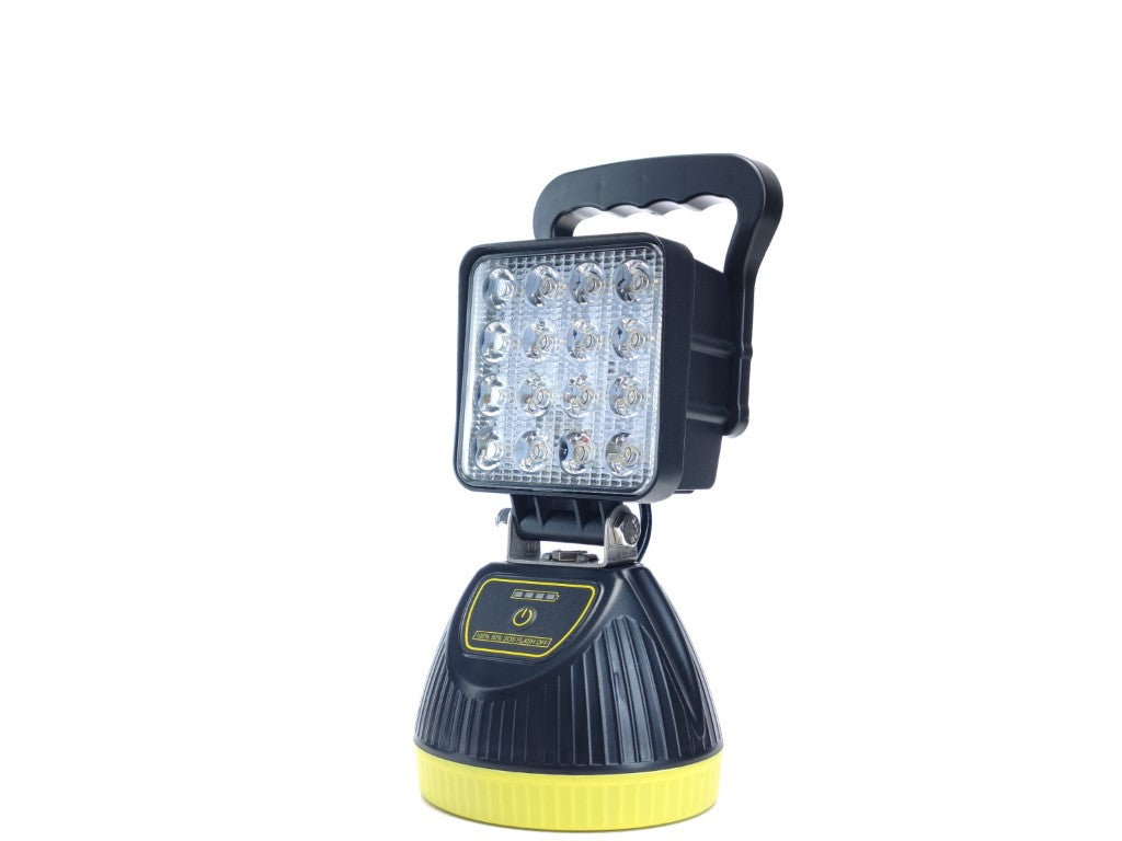 LED Arbeitsleuchte mit Magnetfuß, wiederaufladbar – 15W oder 48W, 12/24V