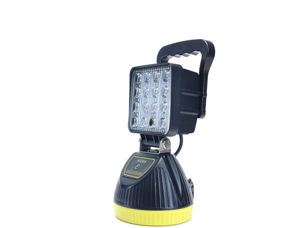 LED Arbeitsleuchte mit Magnetfuß, wiederaufladbar – 15W oder 48W, 12/24V