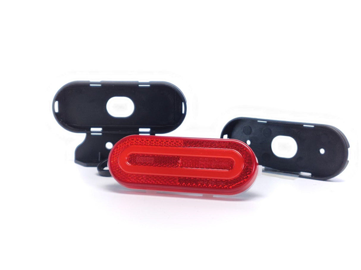 LED позиционна лампа с овална прозрачна форма, 12-36V