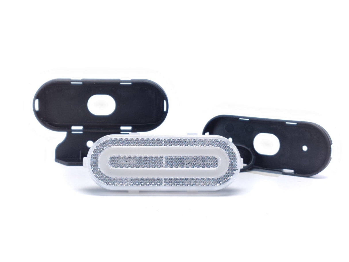 LED позиционна лампа с овална прозрачна форма, 12-36V