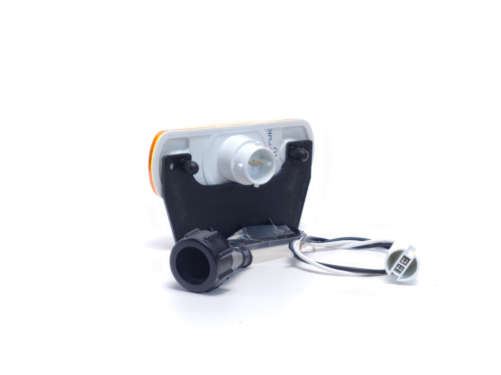 Feu de position LED ambre avec support arrondi