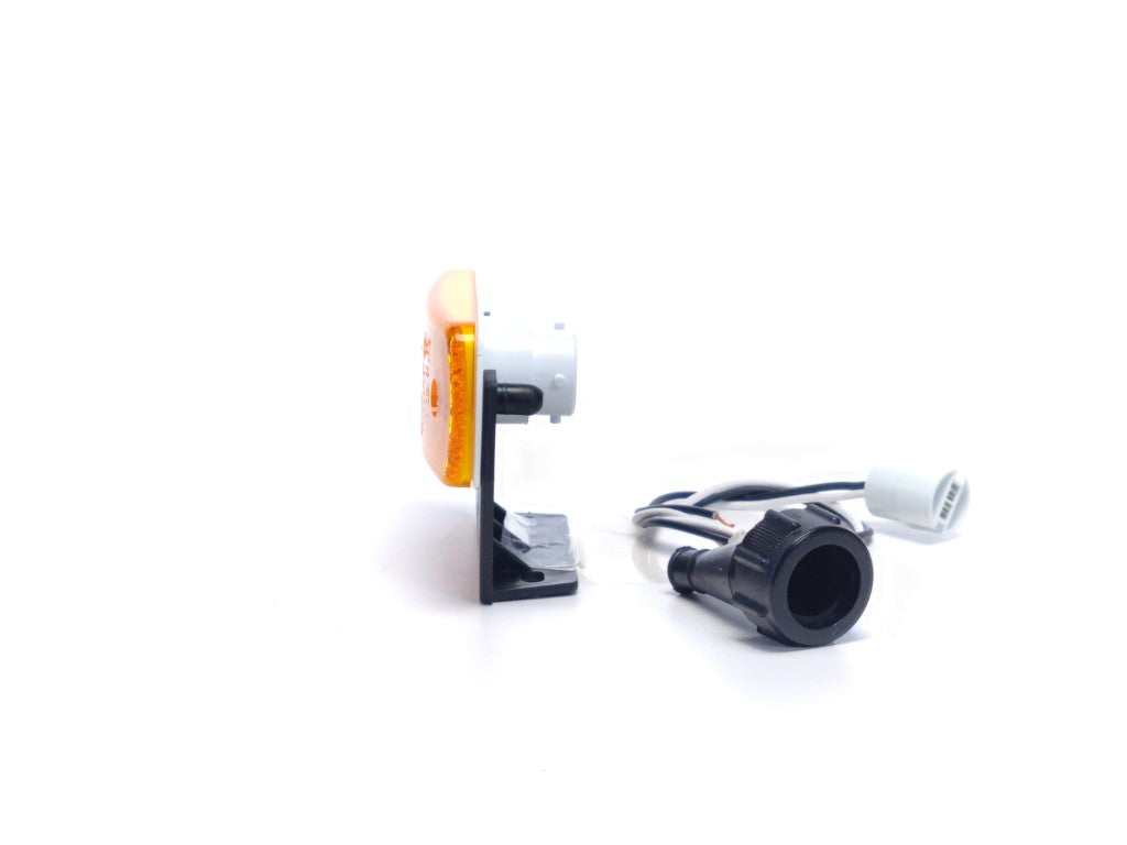 Feu de position LED ambre avec support arrondi