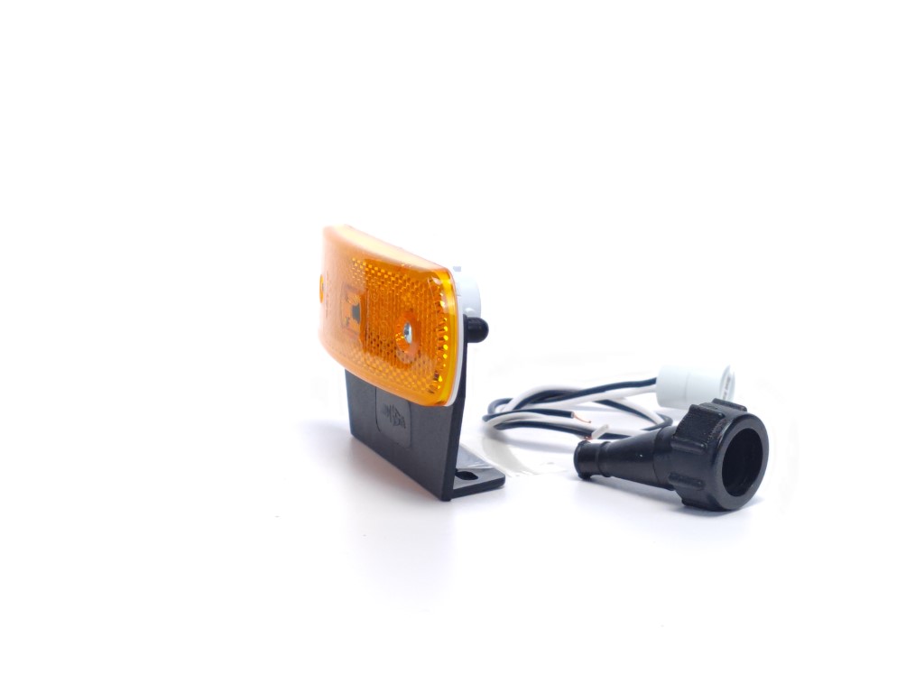 Feu de position LED ambre avec support arrondi