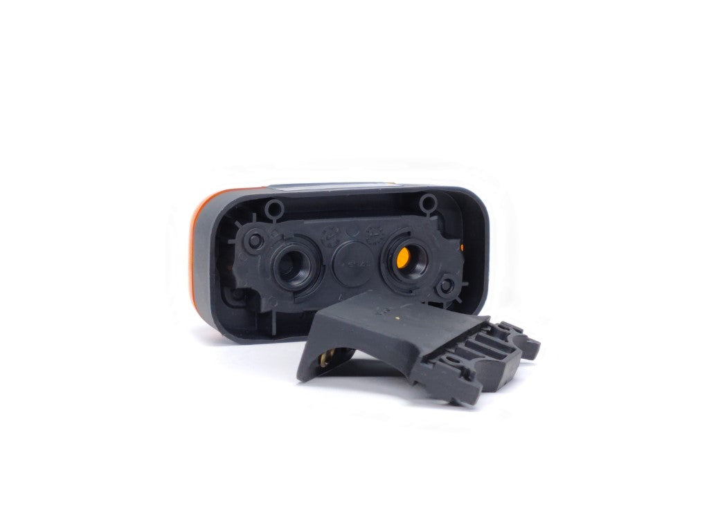 Boční poziční lampa s prizmatickým sklem Vignal – velká, žlutá