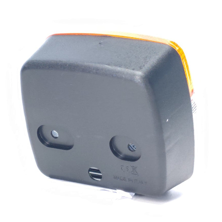 Luce di posizione con indicatore direzionale (giallo e bianco)