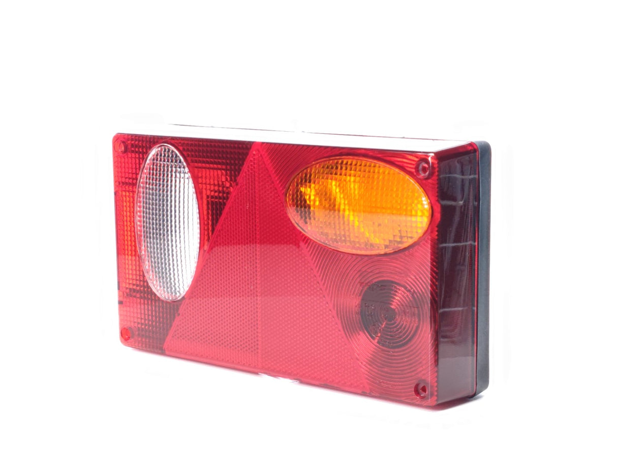 Zadní světlo na přívěs s trojúhelníkovým reflektorem – hranaté