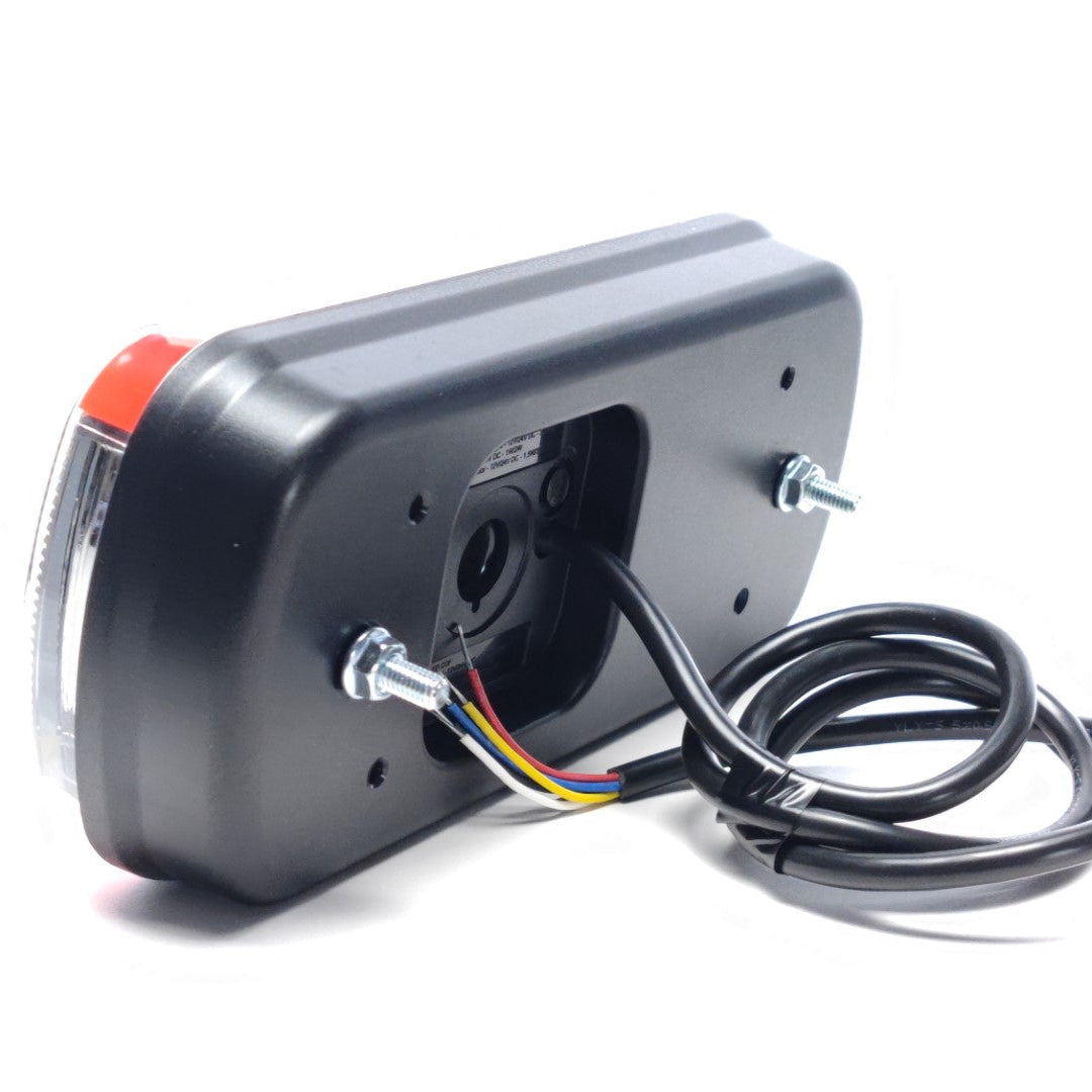 LED Rear Lamp with 5 Functions and Fog Prism