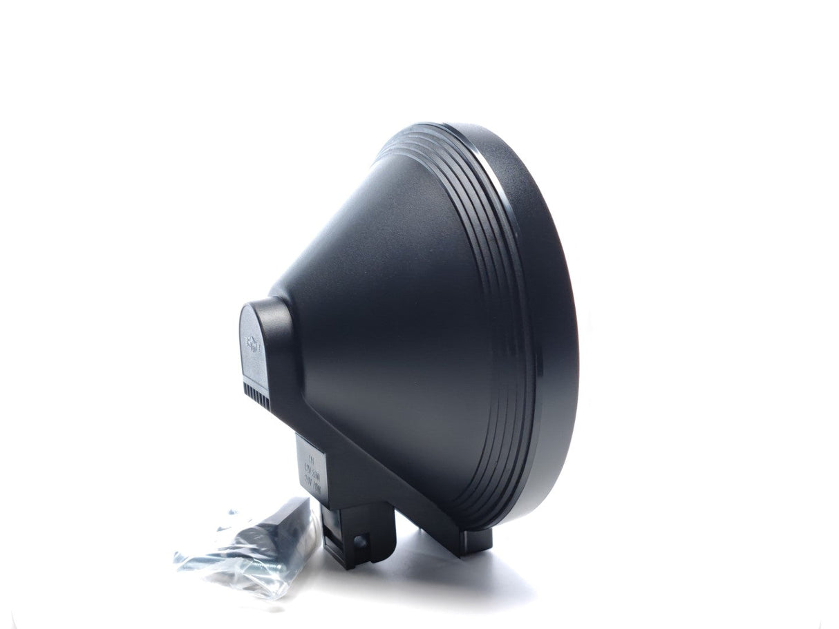 Kruhový diaľkový reflektor s bielou šošovkou a obrysovým svetlom, 223 mm